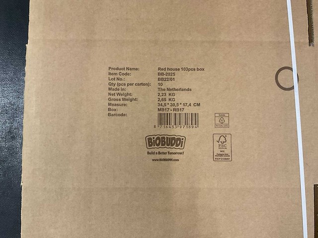 Partij biobuddi kartonnen dozen en stroken - afbeelding 9 van  10