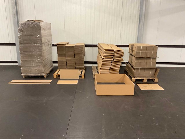 Partij biobuddi kartonnen dozen en stroken - afbeelding 1 van  12