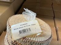 Partij birch slices 10-13cm (1920x) - afbeelding 3 van  5