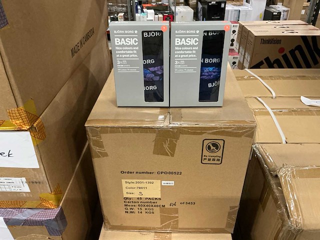 Partij björn borg basic shorts 3 packs (225x) - afbeelding 1 van  4