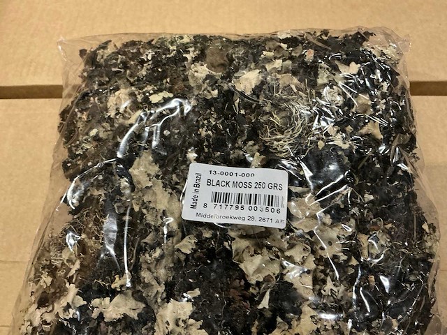 Partij black moss 250grs per zak (162x) - afbeelding 2 van  4