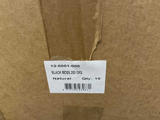 Partij black moss 250grs per zak (162x) - afbeelding 4 van  4