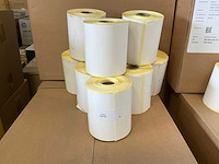 Partij blanco etiketten 100x150mm (498x) - afbeelding 1 van  3
