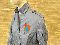 Partij blauwe stofjassen - afbeelding 2 van  6