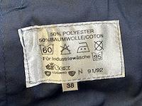 Partij blauwe stofjassen - afbeelding 4 van  6