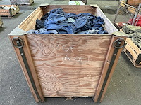 Partij blauwe stofjassen - afbeelding 6 van  6