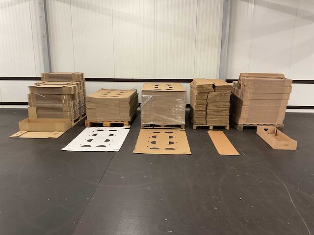 Partij bloemen kartonen dozen en stroken - afbeelding 1 van  13