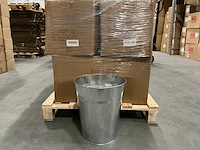 Partij bloemenemmers paris zinc ø30xh35cm (240x) - afbeelding 1 van  6