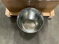 Partij bloemenemmers paris zinc ø30xh35cm (240x) - afbeelding 2 van  6