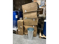 Partij bloemenemmers paris zinc ø31xh50cm (75x) - afbeelding 2 van  5