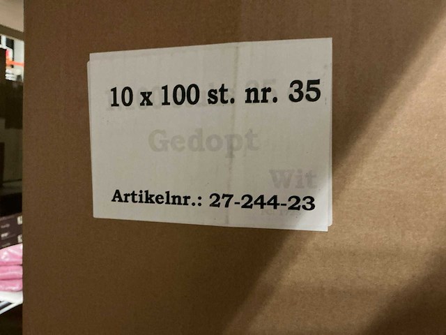 Partij bloemenflesje ongedopt met dop nr.35 10,8cm (13000x) - afbeelding 3 van  3