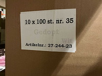 Partij bloemenflesje ongedopt met dop nr.35 10,8cm (13000x) - afbeelding 3 van  3