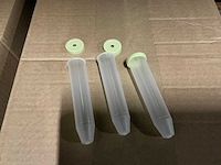 Partij bloemenflesjes 35cc ongedopt met dop groen (22000x) - afbeelding 1 van  2