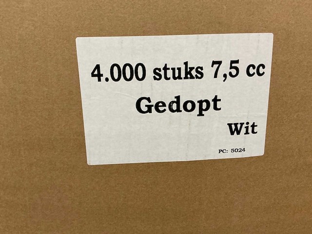 Partij bloemenflesjes 7,5cc gedopt (12000x) - afbeelding 3 van  3