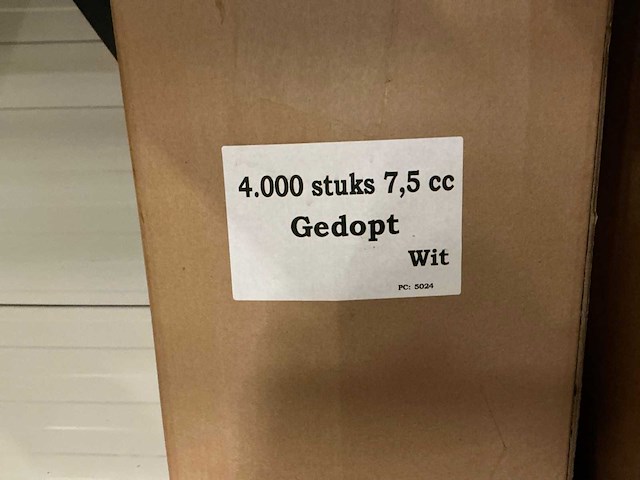 Partij bloemenflesjes 7,5cc gedopt (40000x) - afbeelding 3 van  4