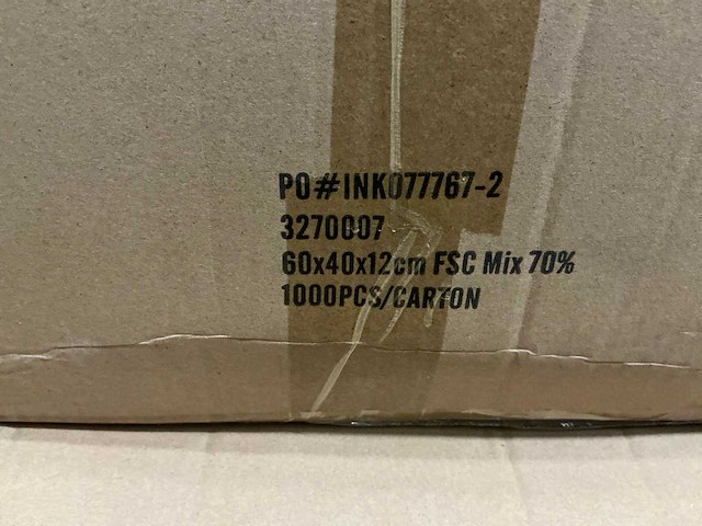 Partij bloemenhoezen kraft 60x40x12cm fsc mix 70% (10000x) - afbeelding 4 van  4