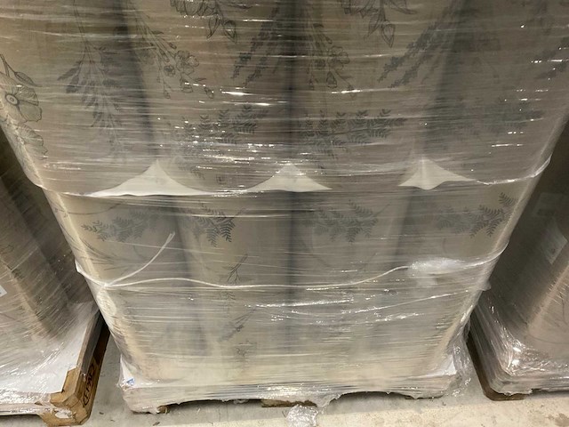 Partij bloemenpapier op rol - afbeelding 5 van  6