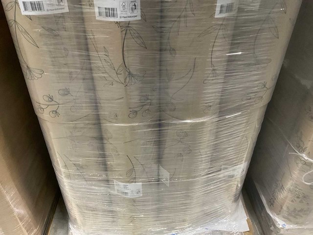 Partij bloemenpapier op rol - afbeelding 4 van  4