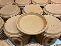 Partij bloempot schotels terracotta ø23,5cm (147x) - afbeelding 2 van  3