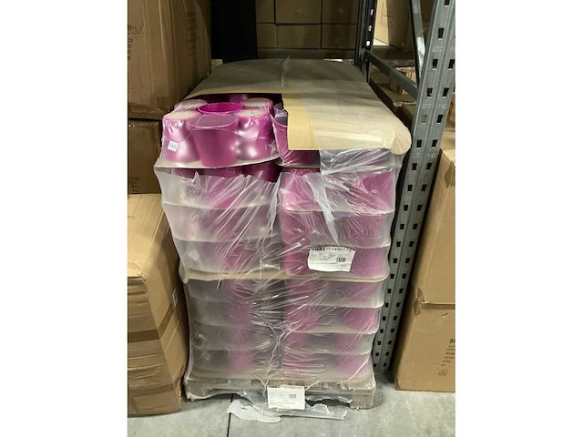 Partij bloempotten fuschiakleur ø14cm/h12,8cm (288x) - afbeelding 4 van  5