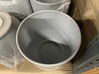 Partij bloempotten grey stone h27,5cm (34x) - afbeelding 3 van  4