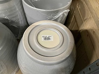 Partij bloempotten grey stone h27,5cm (34x) - afbeelding 4 van  4