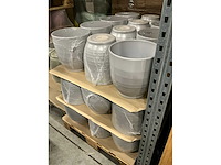 Partij bloempotten grey stone h27,5cm (36x) - afbeelding 3 van  5