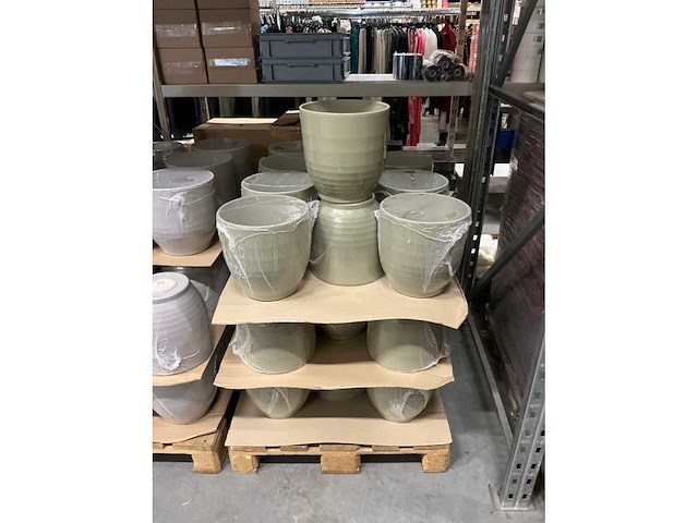 Partij bloempotten kiwi stone h27,5cm (33x) - afbeelding 4 van  4