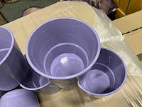 Partij bloempotten lavendelkleur ø14cm/h12,8cm (300x) - afbeelding 2 van  4