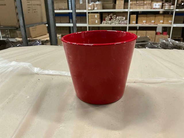 Partij bloempotten rood h13cm (288x) - afbeelding 1 van  4