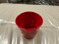Partij bloempotten rood h13cm (288x) - afbeelding 2 van  4
