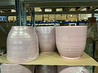 Partij bloempotten rosa stone h27,5cm (49x) - afbeelding 1 van  4