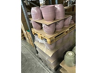 Partij bloempotten rosa stone h27,5cm (49x) - afbeelding 2 van  4