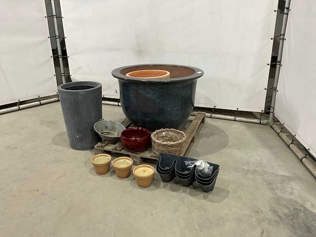 Partij bloempotten - afbeelding 1 van  7