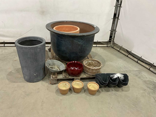 Partij bloempotten - afbeelding 2 van  7