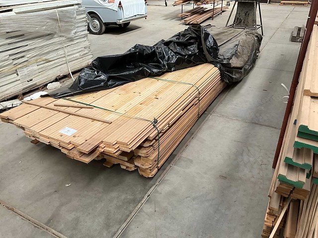 Partij blokhut profielhout - afbeelding 1 van  6