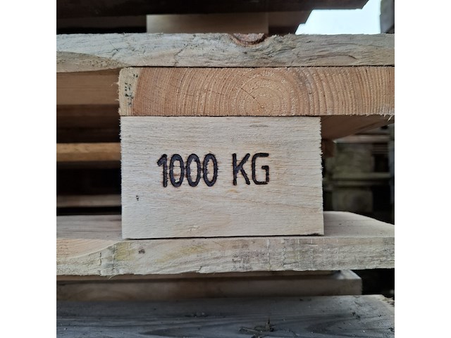 Partij blokpallets - afbeelding 3 van  5