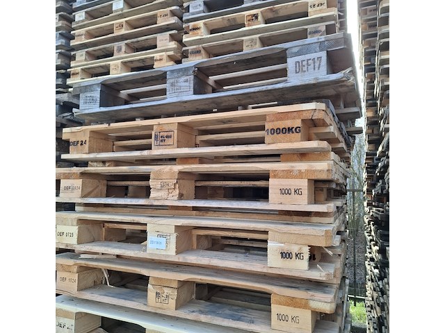 Partij blokpallets - afbeelding 2 van  5