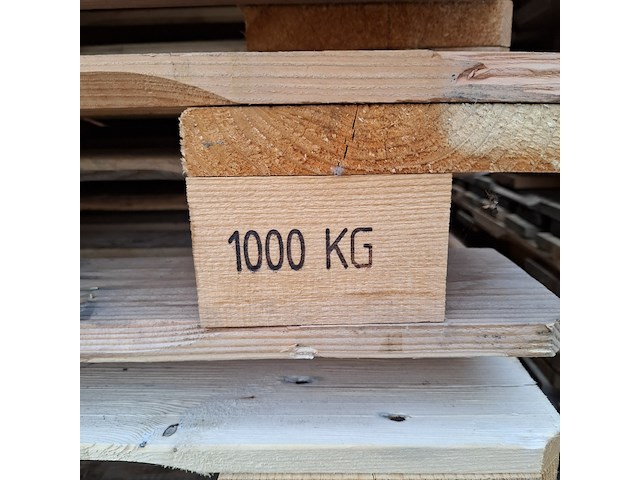 Partij blokpallets - afbeelding 3 van  5