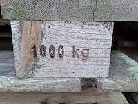 Partij blokpallets - afbeelding 3 van  5