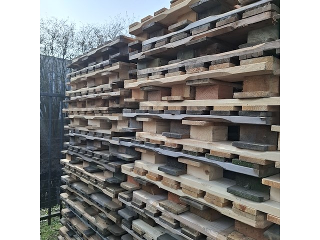 Partij blokpallets - afbeelding 2 van  5