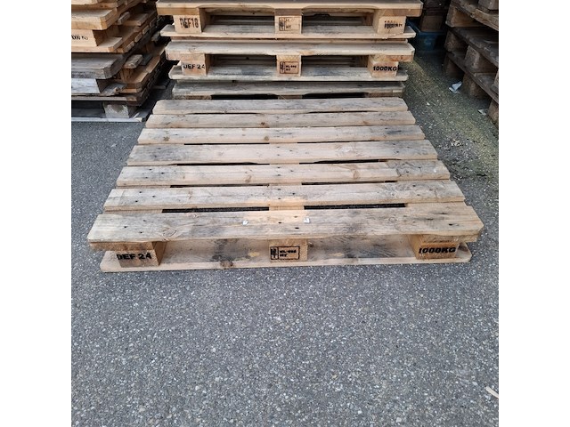 Partij blokpallets - afbeelding 4 van  5