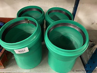 Partij bocht 200 mm 15 graden ms rubberverbinding - 4 stuks - afbeelding 1 van  1