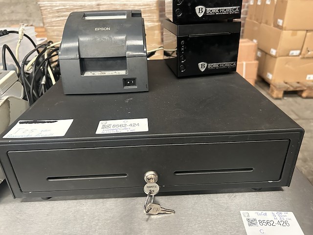 Partij bonnenprinters, kassalades, toebehoren - afbeelding 5 van  8