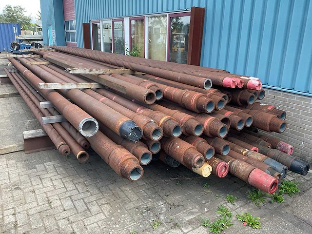 Partij boorbuizen - "drillpipe, dc’s and kelly pipe" - afbeelding 2 van  6
