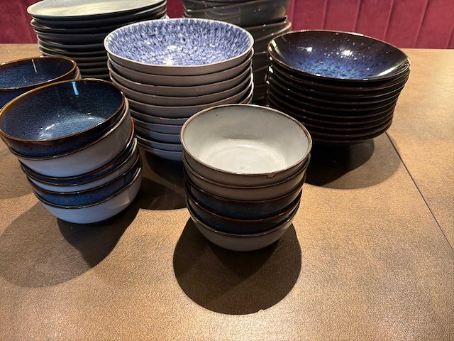 Partij borden (60x) - afbeelding 5 van  8