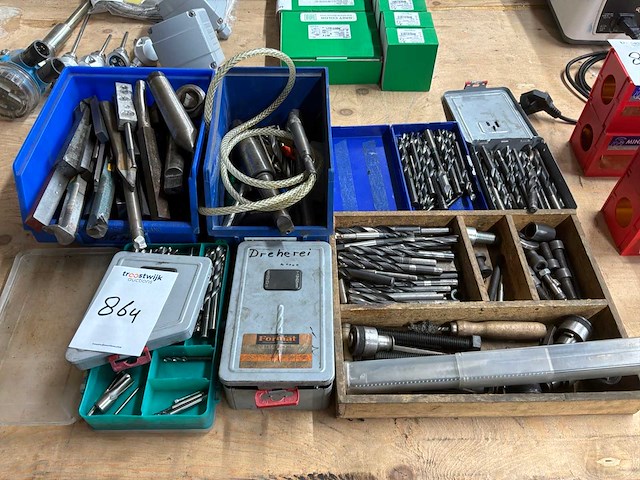 Partij boren en freesgereedschap - afbeelding 1 van  5