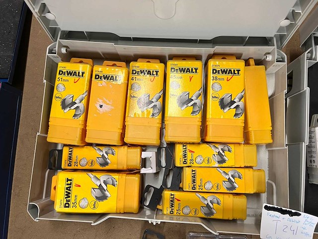 Partij boren (o.a. dewalt) in 2 festool systainers - afbeelding 6 van  9