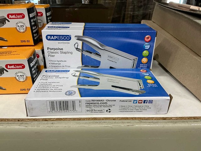 Partij bostitch&rapesco stapling plier (9x) - afbeelding 2 van  2