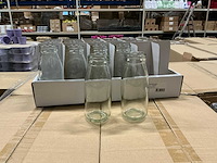 Partij bottle glass clear h14cm (1440x) - afbeelding 1 van  5